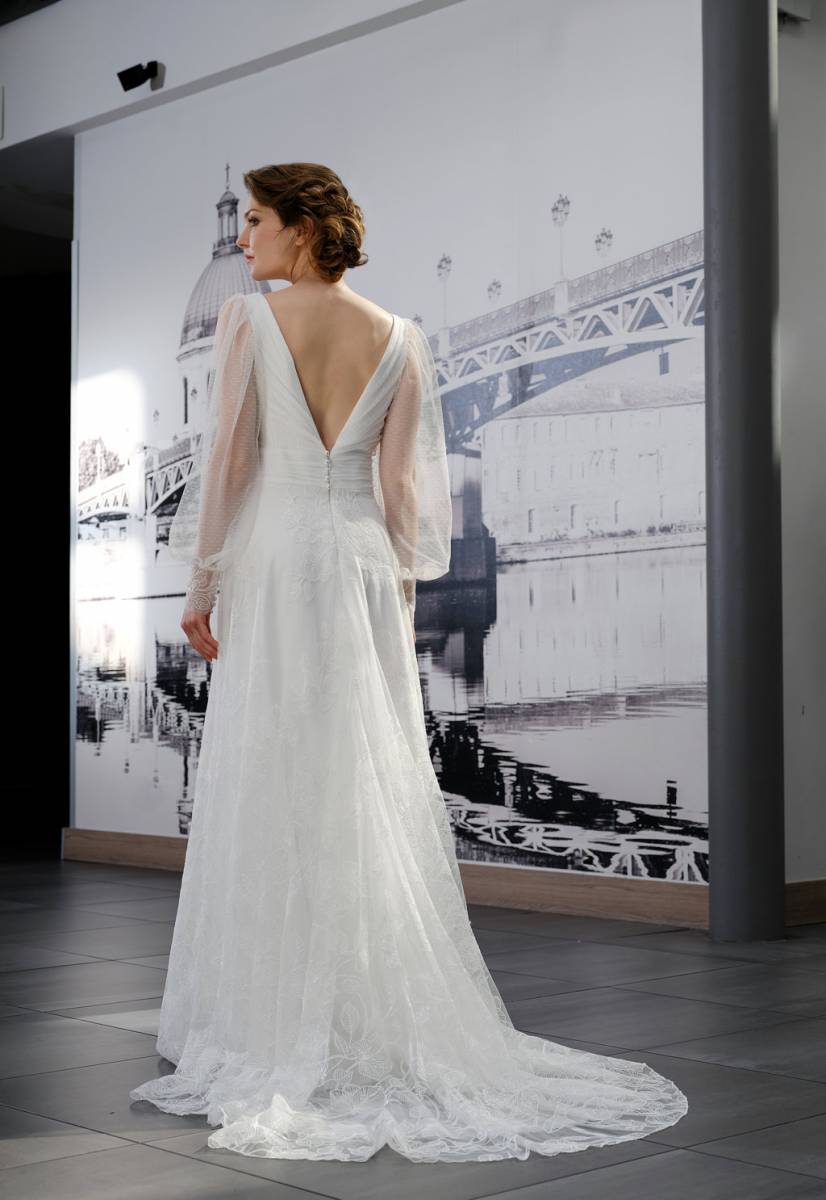 robe de mariée romantique en tulle